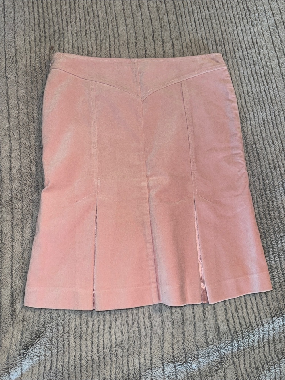 Arden B Light Pink Skirt with Front Slits - Picture 3 of 3